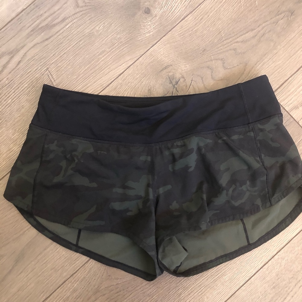 Lululemon camo shorts